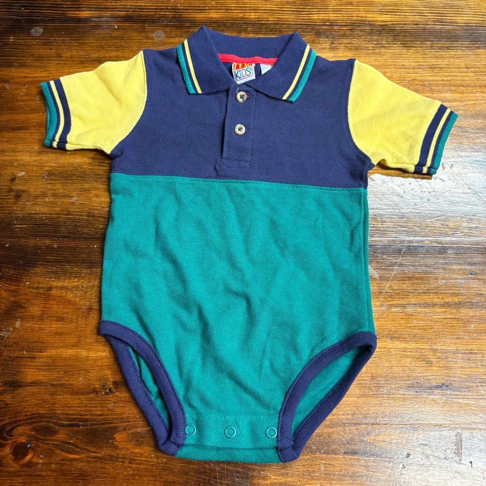 McKids Color Block Onesie‎ Size 12 Months
